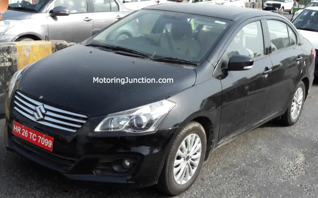 Maruti Ciaz Spied Front Motoring Junction
