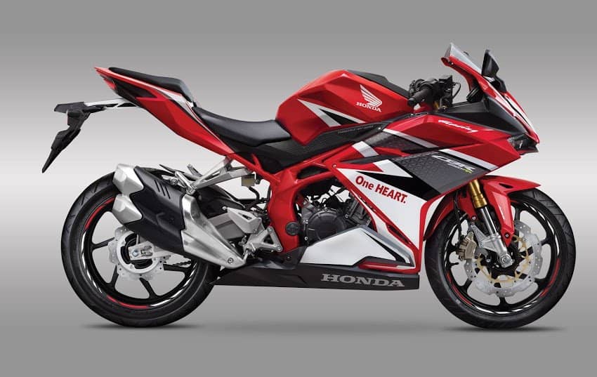 Spied motorcycle design looks similar to the Honda CBR250RR 