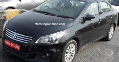 Maruti Ciaz Spied Front Motoring Junction
