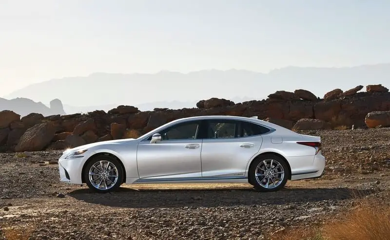 lexus ls 500h side profile india