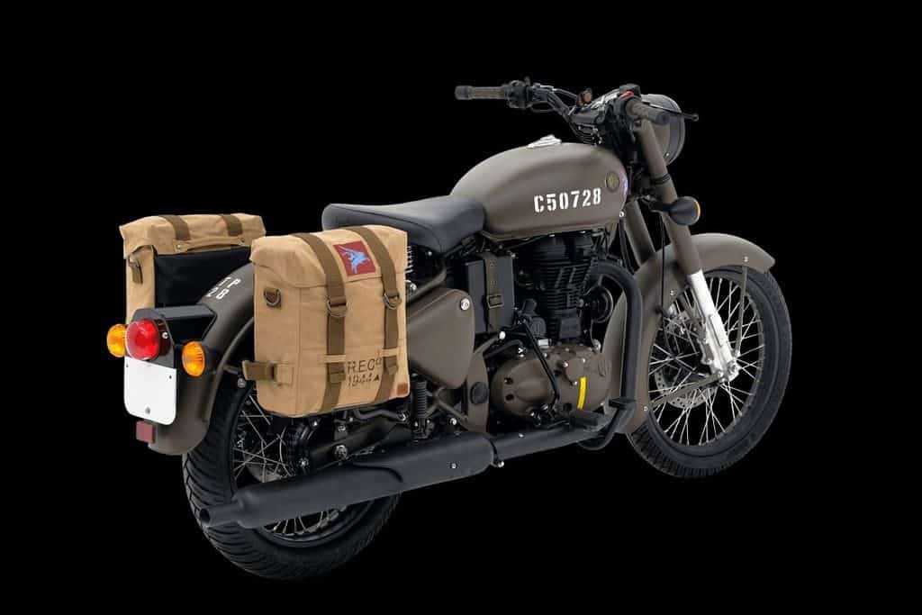 military inspired modern motorcycle- classic 500 pegasus