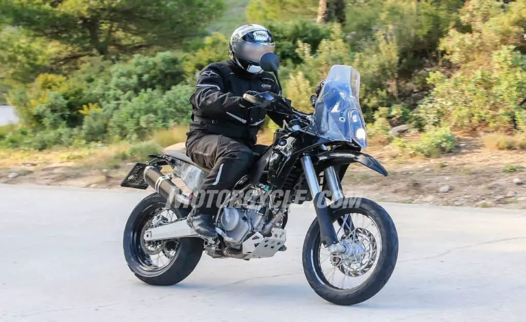 spyshot of ktm 390 Adventure