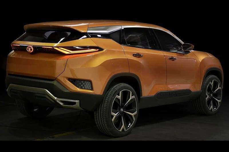 tata harrier india rear design