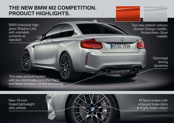 BMW M2 Competition rear changes