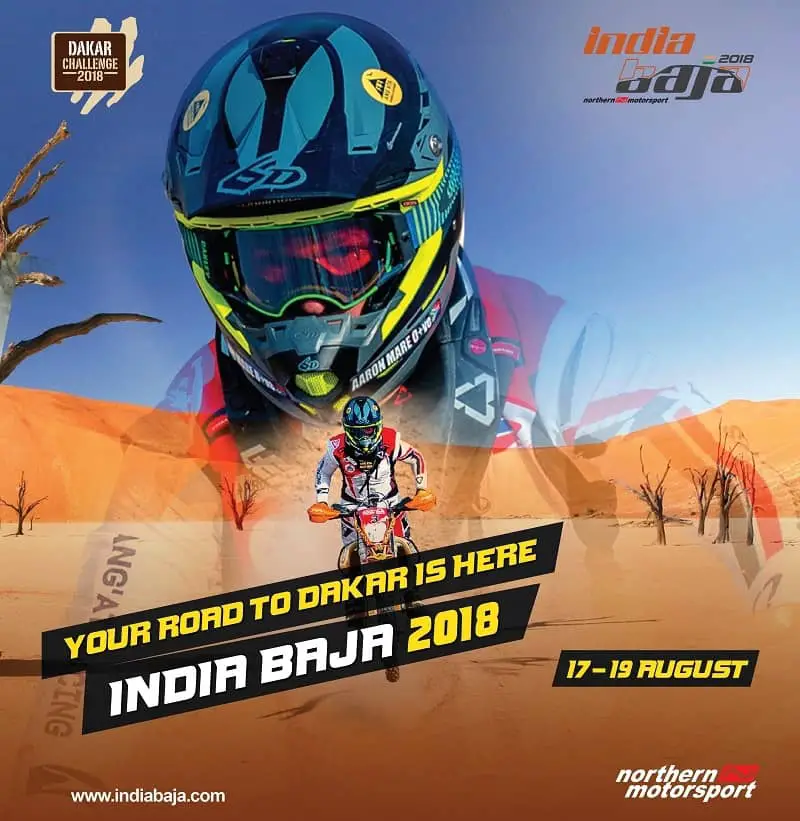 2018 india baja poster