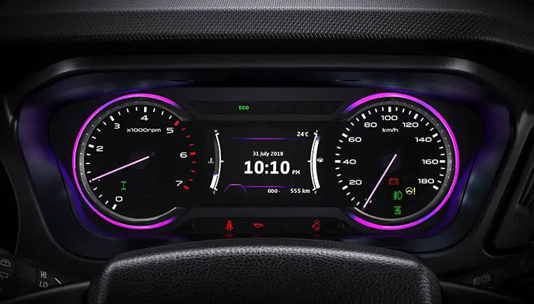 Mahindra-Marazzo instrument cluster