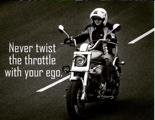 motorbike riding quote