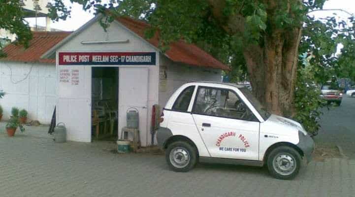 cop car of chandigarh