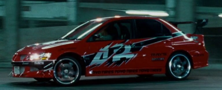 mitsubishi evo in tokyo drift movie