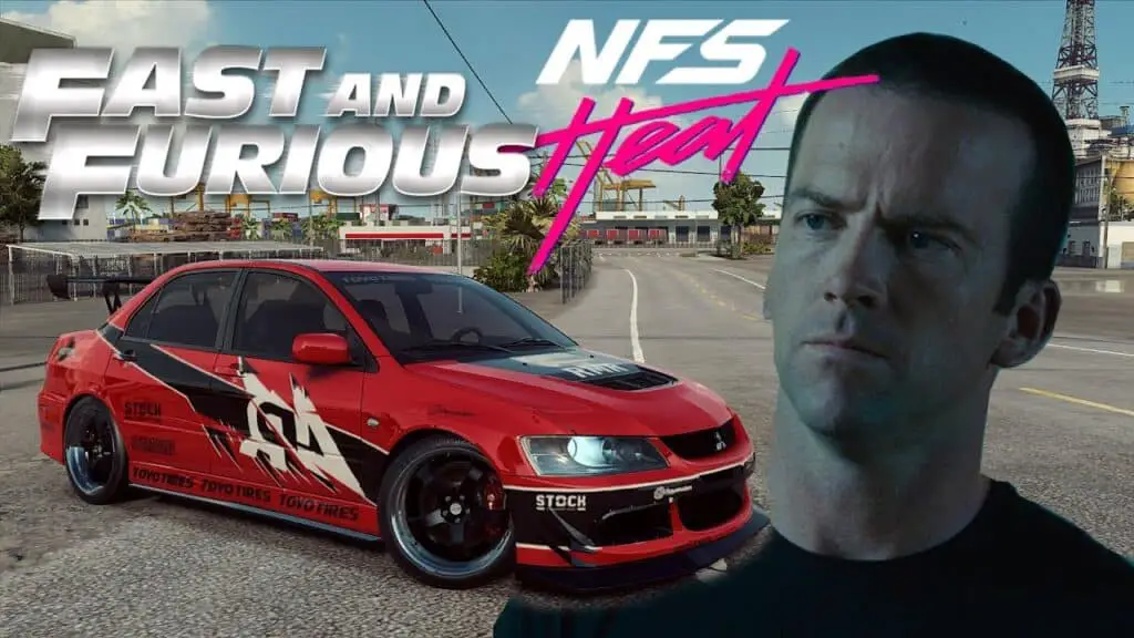 Sean from Fast and furious with Lancer Evolution